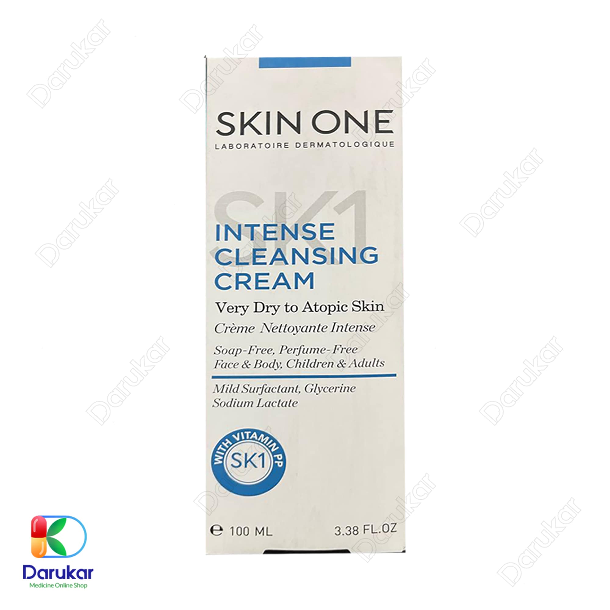 Skin One Intense Cleansing Cream Very Dry To Atopic Skin 100 ml 2