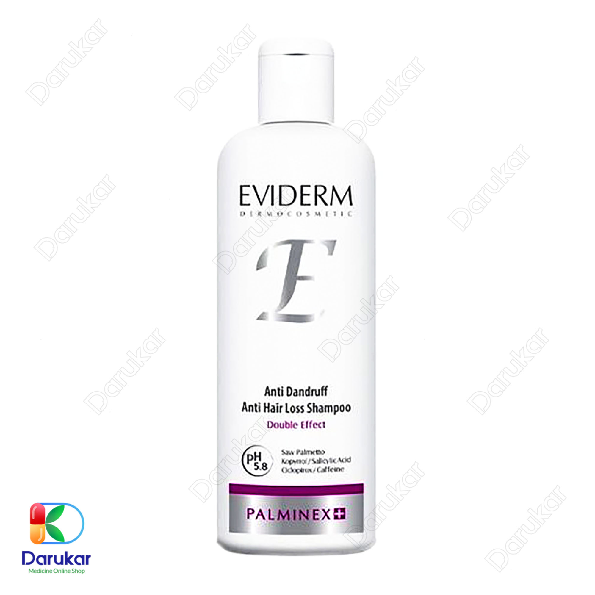 Eviderm Palminex Plus Anti Hair Loss And Anti Dandruff Shampoo 1