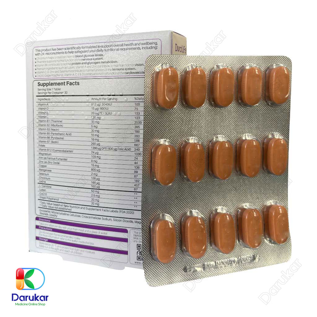 Faran Shimi Diabetic Duralife 30 F C Tablets 2