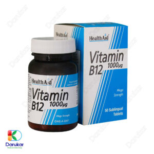 قرص ویتامین B12 هلث اید ۵۰ عدد