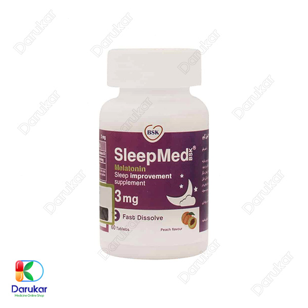 قرص اسلیپمد 3 میلی گرم بی اس کی 60 عدد قرص اسلیپمد 3 میلی گرم بی اس کی 60 عدد